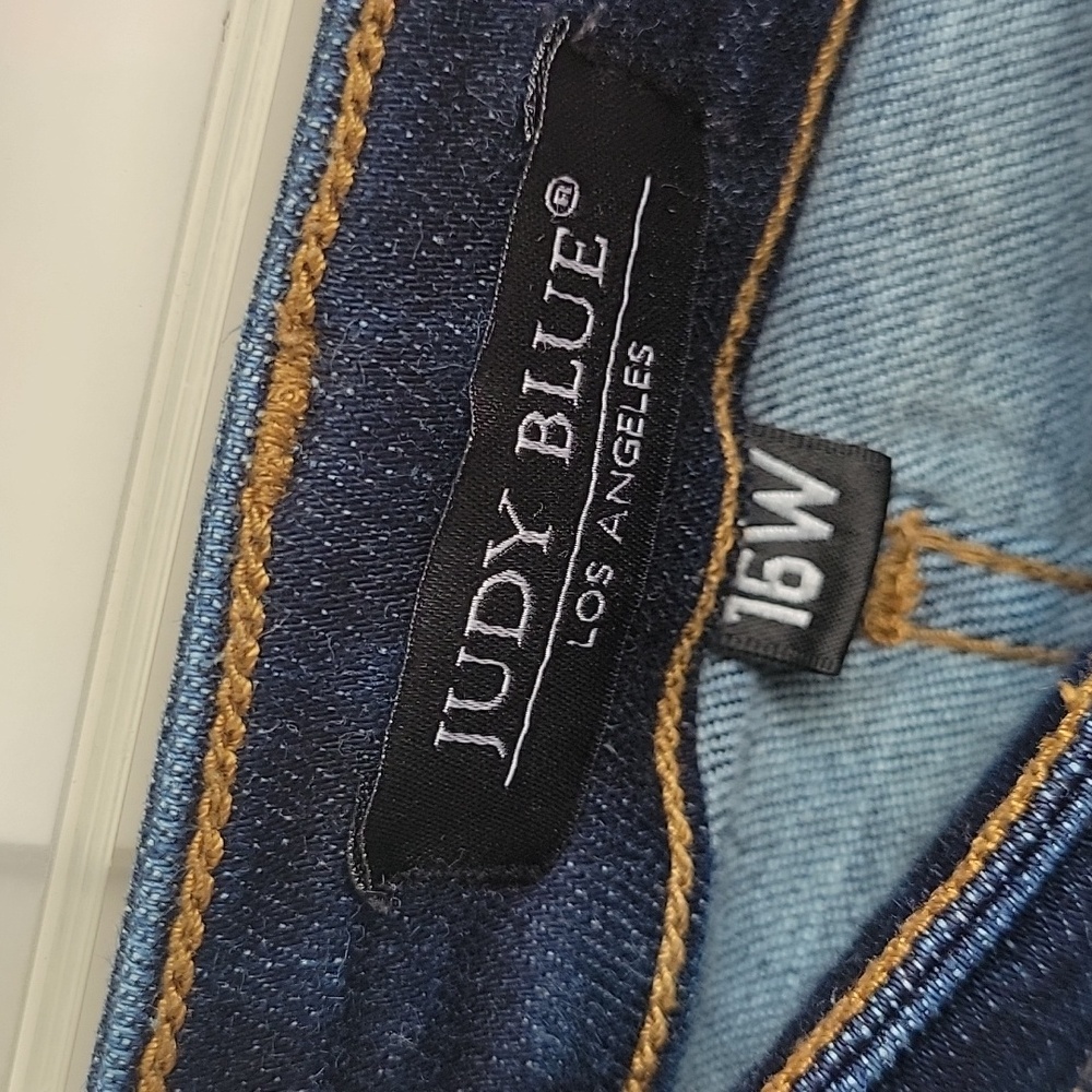 Judy Blue Deep Indigo Skinny Jeans Size 16W - Picture 4 of 10
